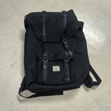 Herschel Zaino Pendolare Nero con Marsupio per Laptop Fodera Rossa Difetto Lavoro Città