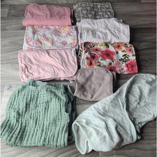 Baby Burp Cloths Lot