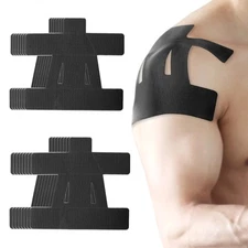 15PCS Kinesiology Tape for Shoulder, Kinesiology Tape Precut Strips for Shoul...