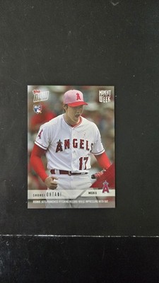 2018 Topps Now Moment Of The Week Shohei Ohtani
