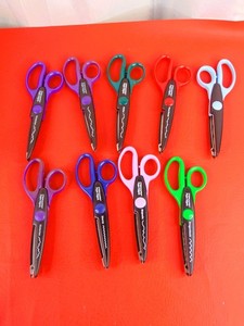 FISKARS Paper Edger Scissors Set of 9 Patterns Cutting Craft