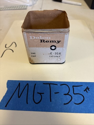 #ad Vintage Delco Remy Distributor Cap E 316 GM 1972869 NOS Rare Fits Select Models $15.84