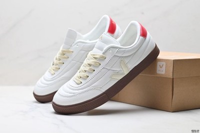 Veja Volley Canvas Sneakers White Black Gum Sole German Trainer Unisex