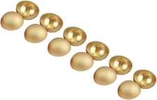 12 PCS Domed Mushroom Metal Shank Buttons Craft for DIYS Sewing Embellishment (M