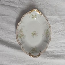 Antique Haviland Limoges Porcelain Oval Platt...