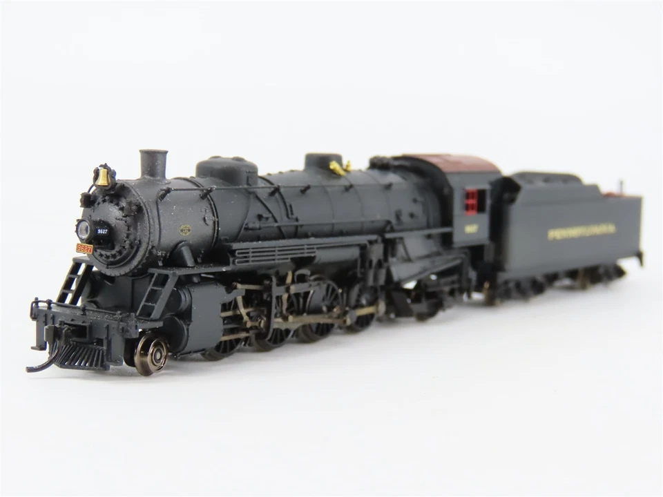 N Scale Broadway Limited BLI 3990 PRR Railway 2-8-2 Steam Loco #9627 w/Paragon4 - Image 4 of 4