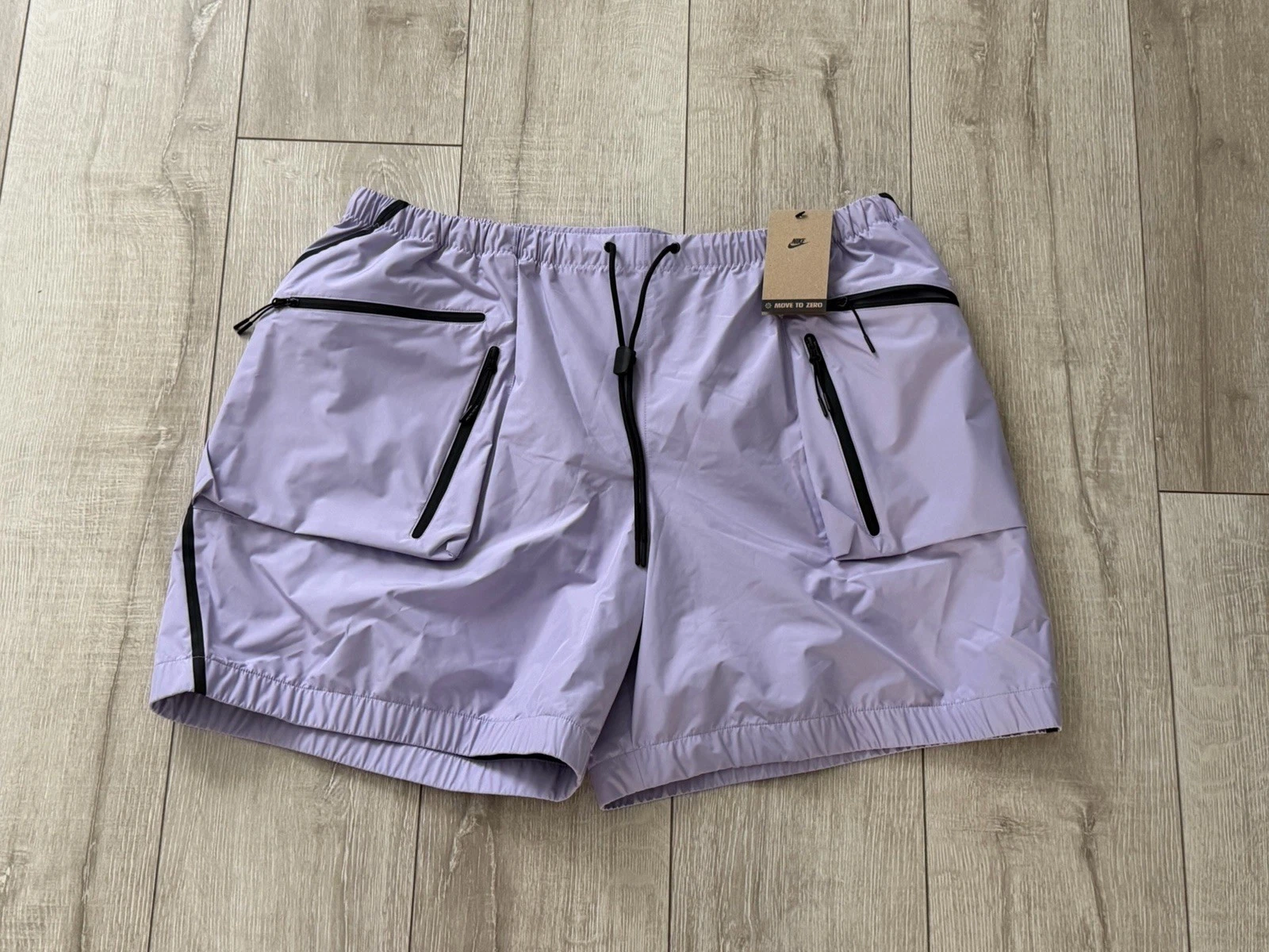 Nike Tech Super Lightweight Shorts Men's Size XL HJ2946-515 Light Purple