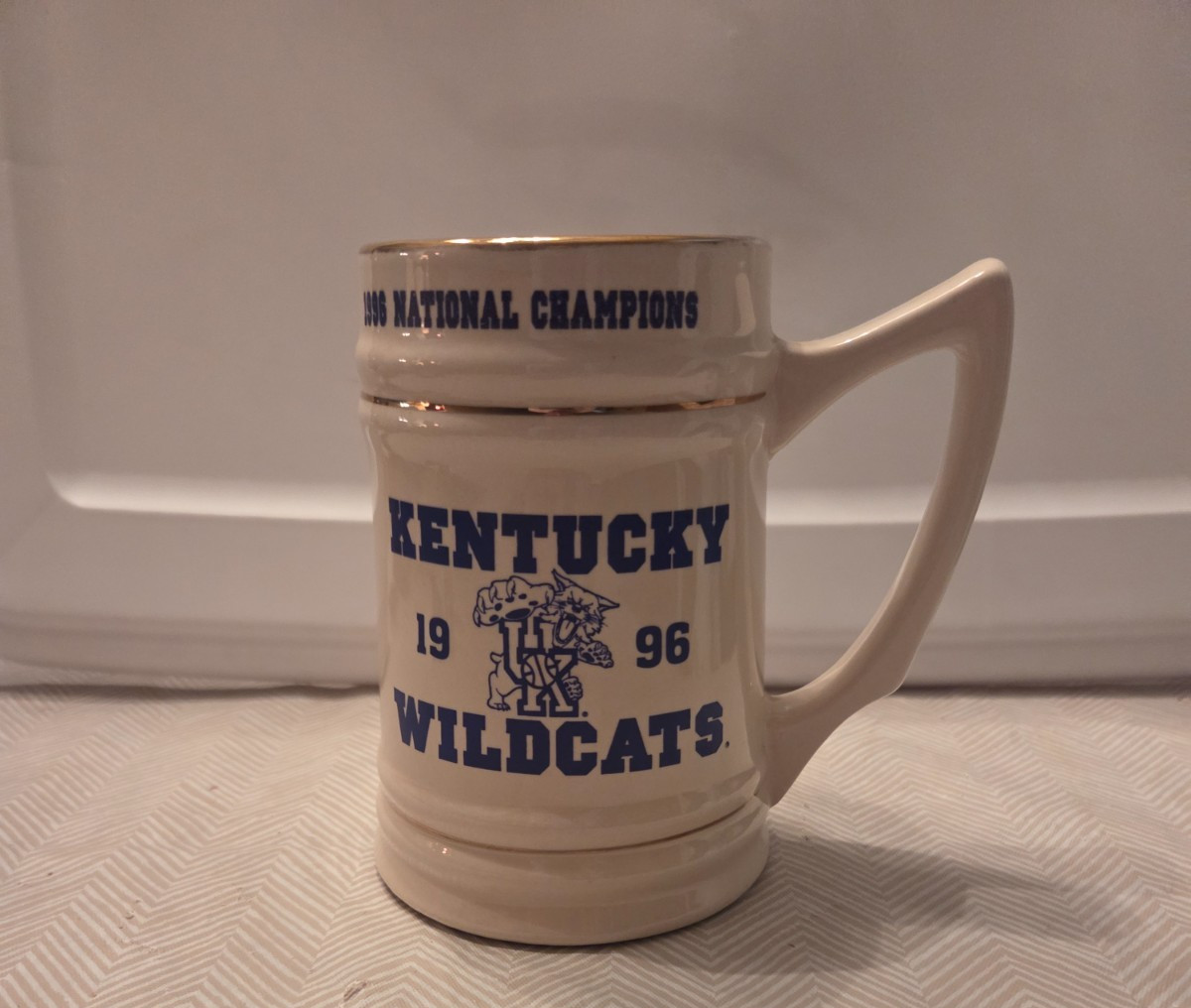 1996 NATIONAL CHAMPIONS KENTUCKY WILDCATS STEIN/MUG.