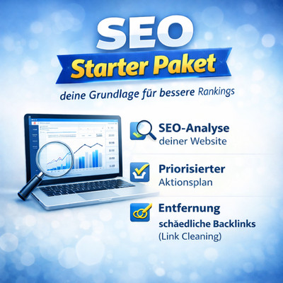 SEO Suchmaschinenoptimierung SEO Service Website Analyse Starter Paket