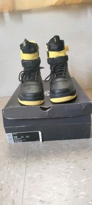 Nike SF AF1 Air Force 1 High Dynamic Yellow 2018 AR1955-001  Rare Men s Size 10