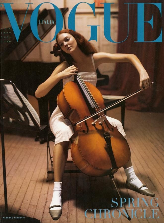 Sunniva Stordahl MALGOSIA BELA Bruce Weber VOGUE Magazine Italia April 1999