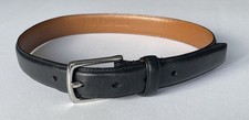 Polo Ralph Lauren Boys Italian Leather Belt Black Sz 24