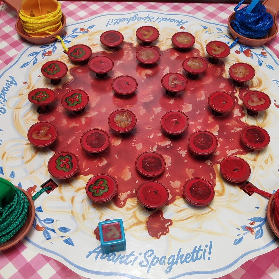 MB Avanti Spaghetti ! 1990 Vintage Gesellschaftsspiel MB Spiele Vollständig - Bild 2 von 4