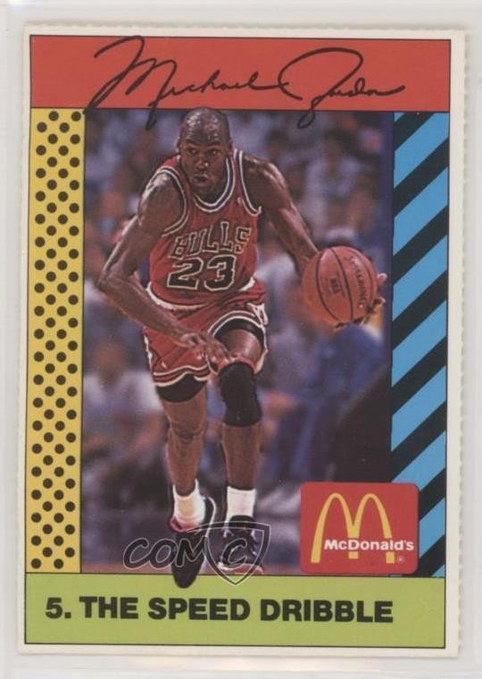 1990 McDonald's Sports Illustrated for Kids Tips Michael Jordan #5 HOF 5xq