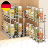 Orimade GewüRzregal Ausziehbar, GewüRz OrganizerfüR, GewüRzregal Schrank,Kein Zu