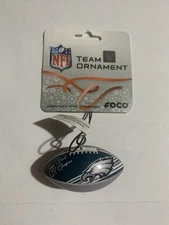 Philadelphia Eagles NFL Super Bowl LIX Champions Football Christmas Ornament