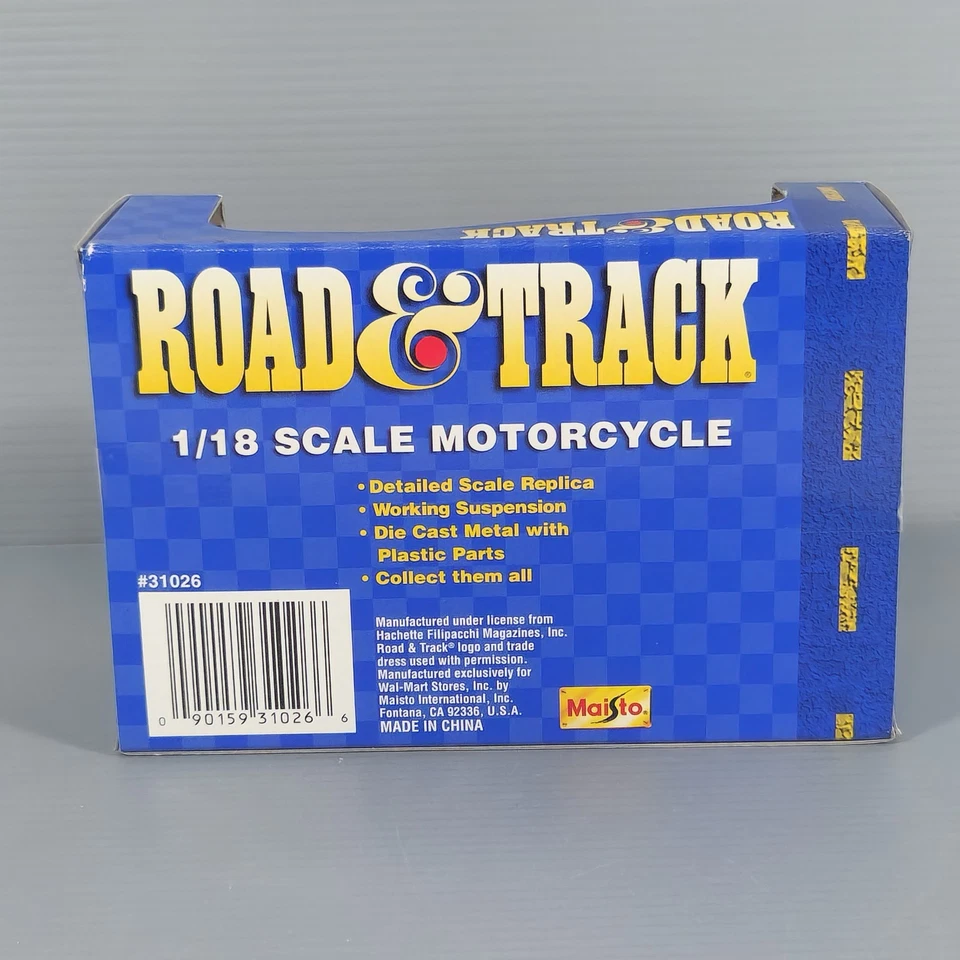 Moto Guzzi V10 Centauro Motorcycle 1:18 Scale Road & Track Replica Maisto Yellow - Image 4 of 4