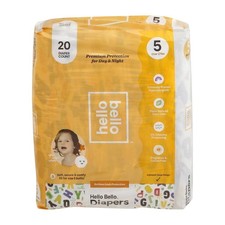 Hello Bello, Hello Bello Diaper Alpha Size 5, 20 Count