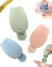 Travel Toiletries Set Skin Friendly Comfortable Silicone Refillable 75Ml TSA App