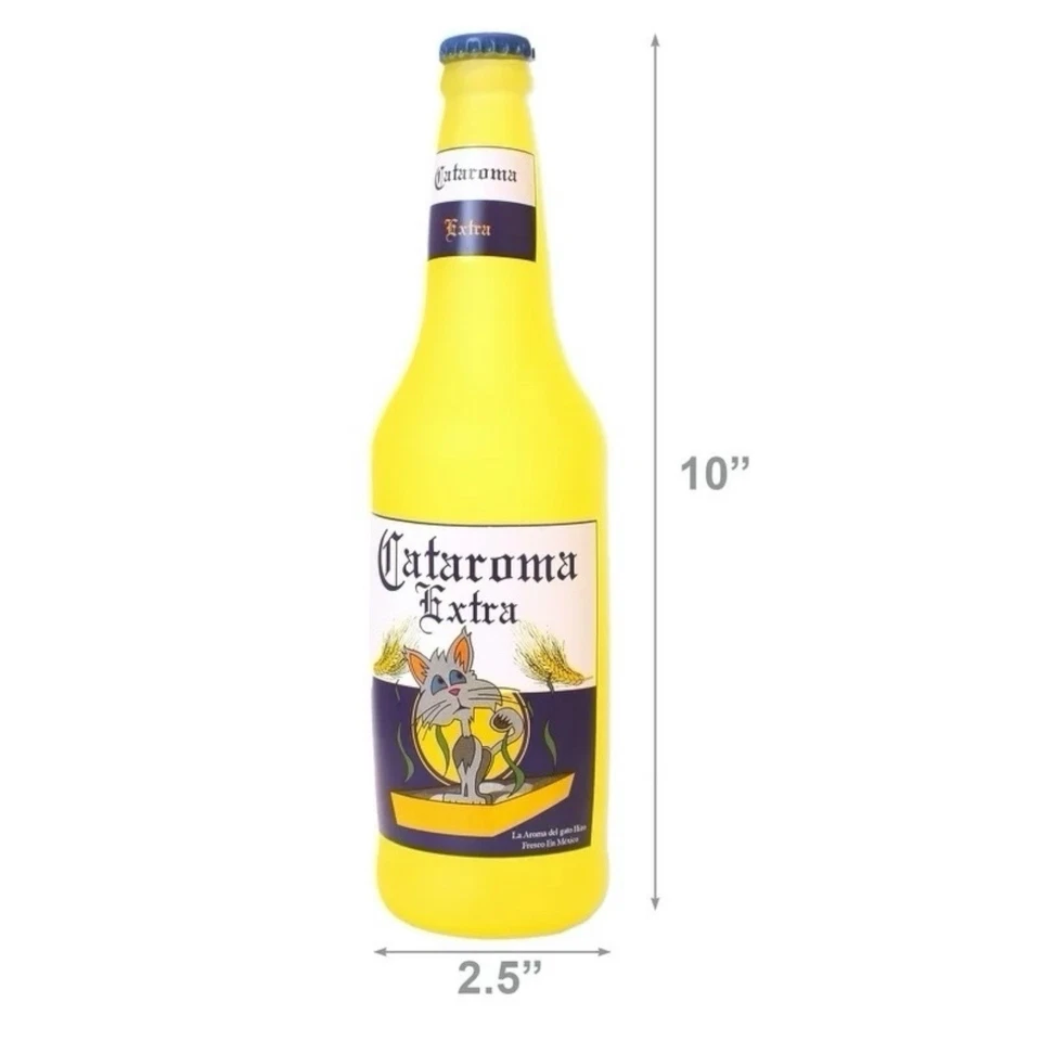 Beer Bottle Dog Toy Cat Toy Corona Cataroma Extra by Silly Squeakers NEW - Image 2 of 4