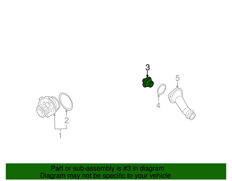 Termostato refrigerante motor Volkswagen original 050-121-113-C Foto 2 de 4