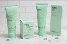 Global Beauty Care Blemish Control Set Cleanser Scrub Moisturizer Treatment
