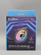 ​💻 Lian Li UNI FAN SL-INF Wireless 120 (Reverse Blade) ARGB Black Single Fan 💻