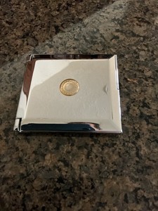 Mary Kay Silver Compact Dual Mirror. USED