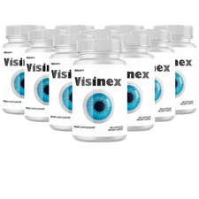 Visinex- Eye Health Dietary Supplement- Vision Support with Lutein- 10 Bottles