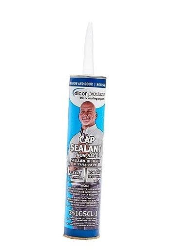  351CSCL-1 HAPS-Free Cap Sealant - Clear for RV Window and Clear/ Transparent
