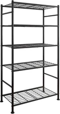 Sakugi Heavy Storage Shelves - 5 Tier Shelf Organizer, Heavy Duty Garage Shelvin