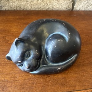 Ceramic Sleeping Cat | eBay