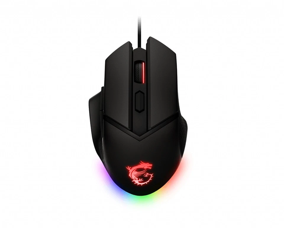 MSI Clutch GM20 ELITE Gaming Maus 6.400 DPI RGB kabelgebunden Verpackung beschäd - Bild 2 von 4