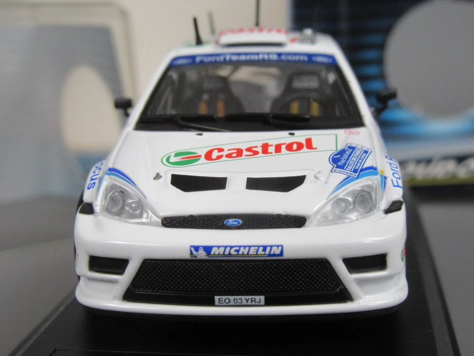D812 Solido 1593 Ford Focus RS WRC #4 Tour De Corse 2003 Martin 1:43 + Scatola - Immagine 3 di 4