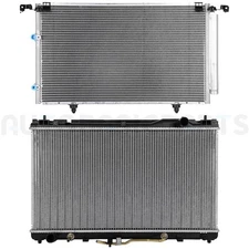 Aluminum Radiator & AC Condenser Cooling Kit For 2002-2006 Toyota Camry