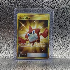 Rotom Dex 159/149 Sun & Moon Base Full Art - Secret Hyper Rare Gold Pokemon - NM on eBay