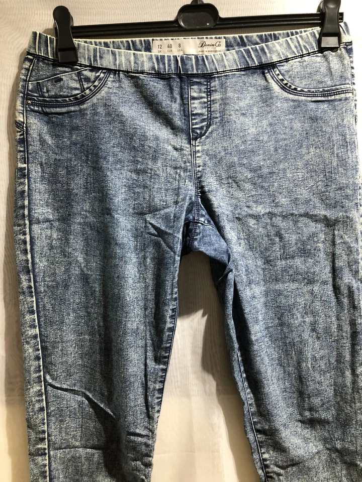 DENIM CO MUJER AZUL DENIM ELÁSTICO JEGGINGS TALLA: 12/40 (WL04) Foto 2 de 4