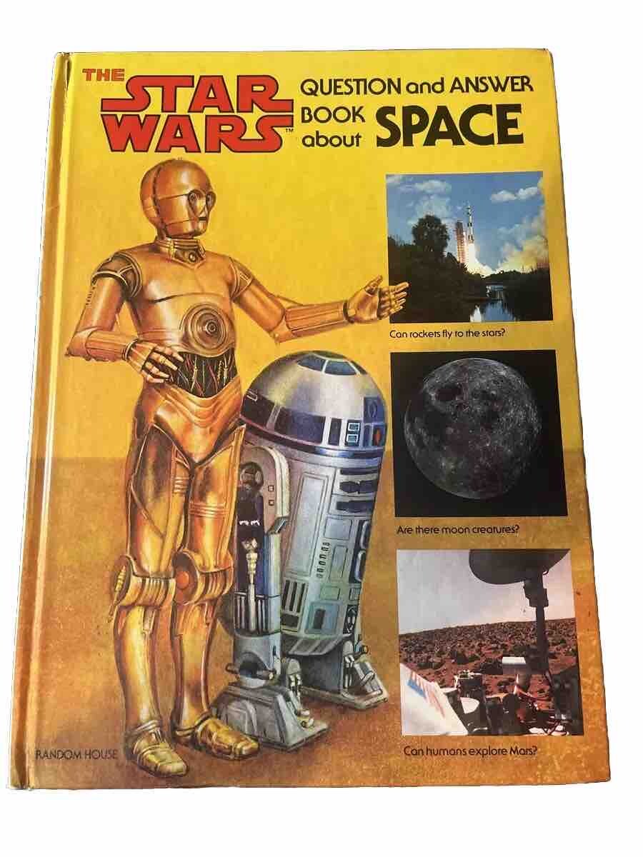 Vintage Star Wars Question and Answer Book About Space ~ 1979 1st