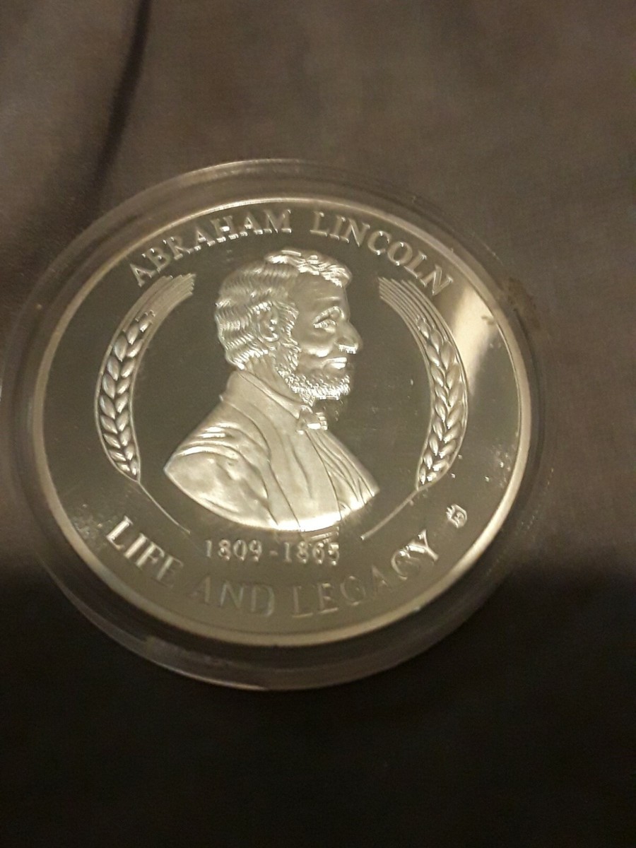 American Mint LIFE AND LEGACY Coin Medal Abraham Lincoln