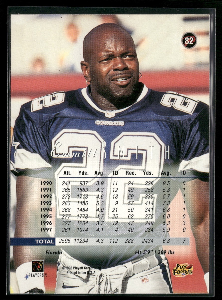 【最終価格】NFL DALLAS COWBOYS EMMITT SMITH Emmitt Smith 1998 Playoff Prestige Retail #82 Dallas Cowboys