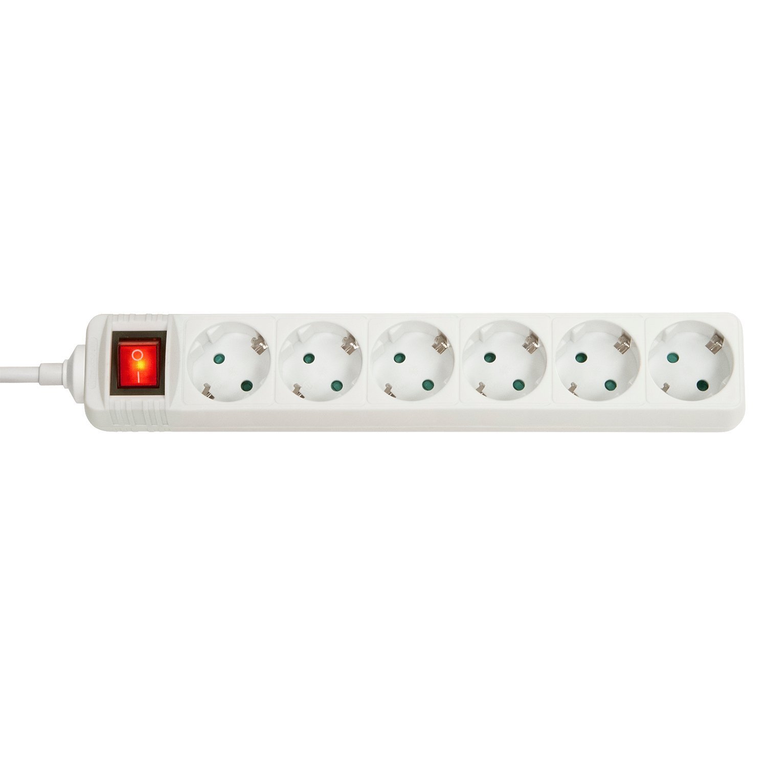 Power Socket - 6 Sockets With Switch Lindy 73103 NUOVO