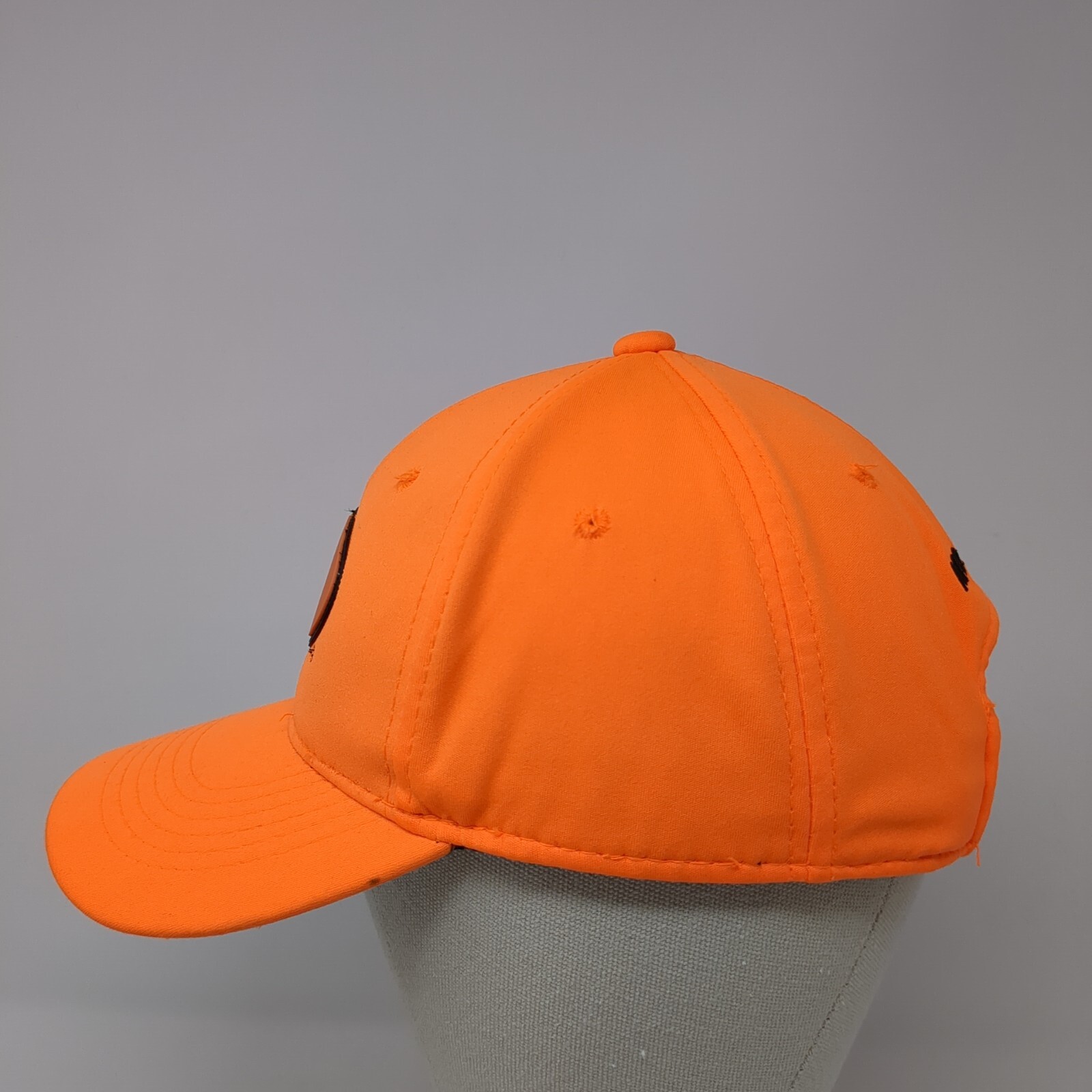 Mossy Oak Patch Strapback Hat Orange One Size Adj… - image 3