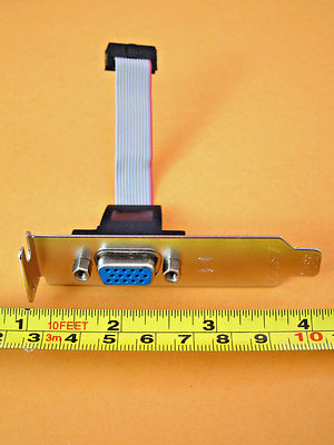 VISIONTEK Low Profile Half Height Bracket with VGA DSUB Cable