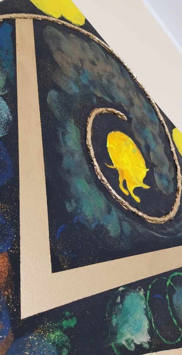 Set Doratura Foglia Oro - 100 Fogli, Adesivo E Vernice Protettiva 100ml, Per Artigianato - Foto 4