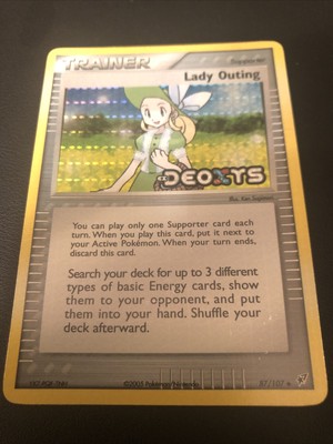 Lady Coming allemand POKEMON EX DEOXYS 87//107