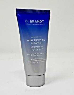 Dr. Brandt Skin Care Pores No More 0.5 fl oz Pore Purifying Cleanser Gel.
