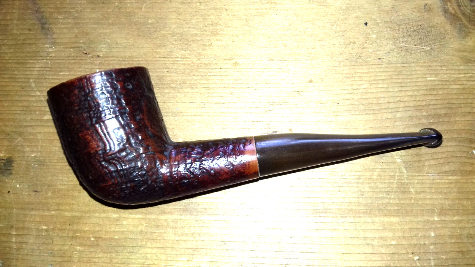 PIPA FUMATA--BILLIARD-SHAPE -HILSON STRONGOLD - S 2 ENGLAND-OTTIMO TIRAGGIO-