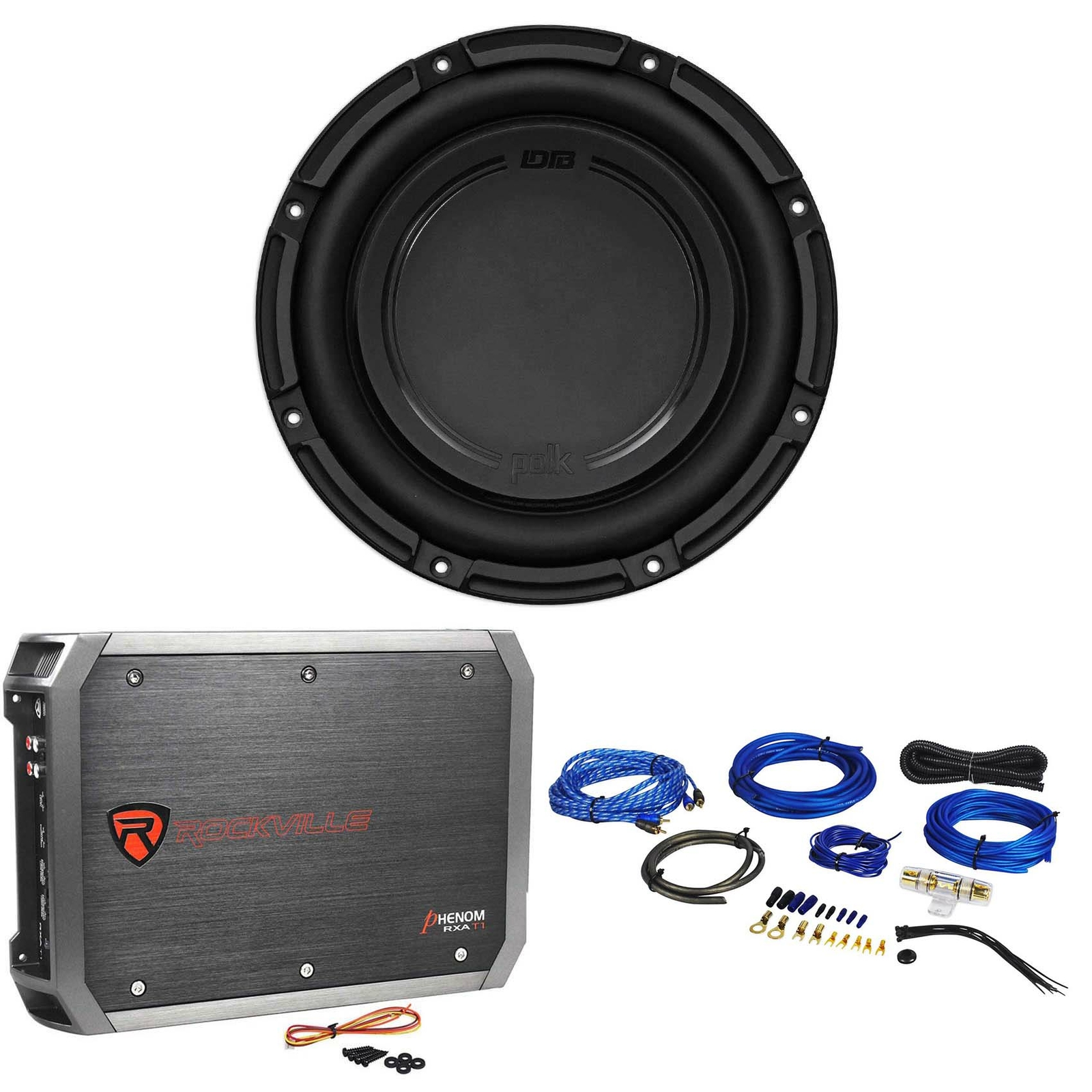 Polk Audio DB1042SVC 10 4-Омный 1050-ваттный автомобильный Аудио сабвуфер Усилитель Комплект усилителей 23590₽