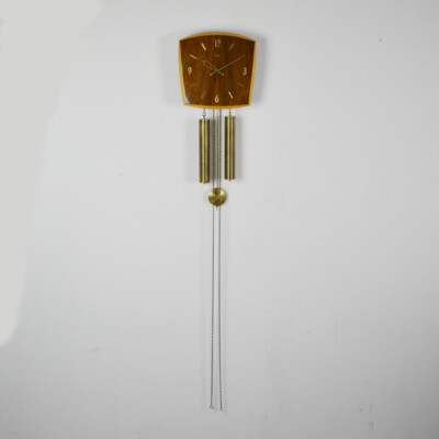 Dugena Wanduhr alte Pendeluhr mechanisch Gewichte Uhrwerk