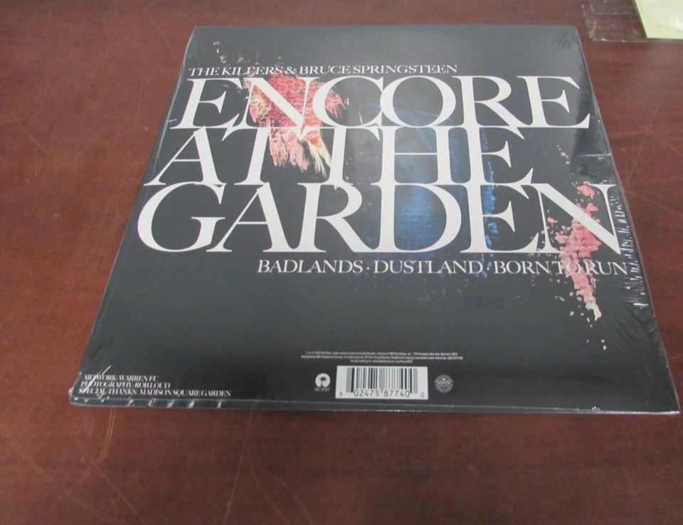 SEALED R.S.D THE KILLERS & BRUCE SPRINGSTEEN ENCORE AT THE GARDEN VINYL (19D) - Image 2 of 3